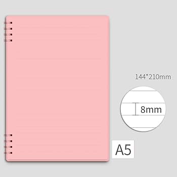 ノート・メモ帳 12345 Amazon | QQZSG ノート 手帳 記録 日記帳 ピンク メモ帳